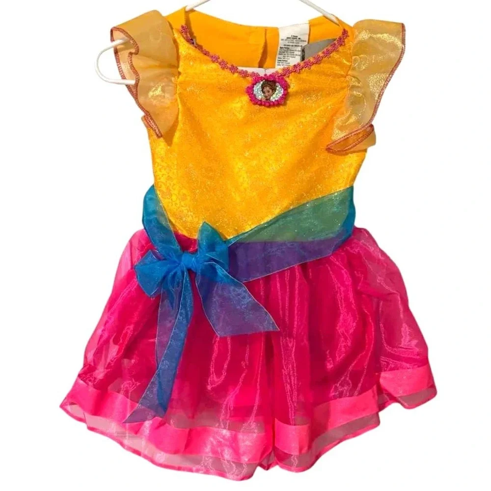 Disney Fancy Nancy Halloween Dress Up Costume Boa Shoes Microphone Lot of 4 NWT